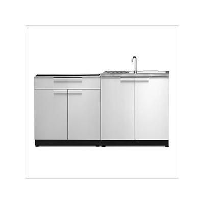 NewAge Outdoor Kitchens Stainless Steel 2-Piece Outdoor Kitchen Set (No Countertop)