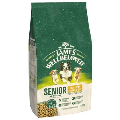 2kg Senior Turkey & Rice James Wellbeloved Dry Dog Food