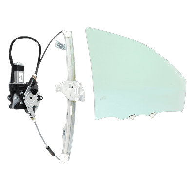 JC Whitney Door Glass, Front, Passenger Side, 1-year unlimited-mileage warranty KIT-J062917-59