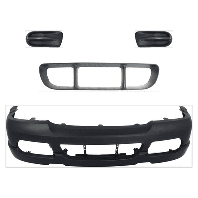 Replacement Bumper Cover Primed, Front, 1-year unlimited-mileage warranty KIT-071824-C455