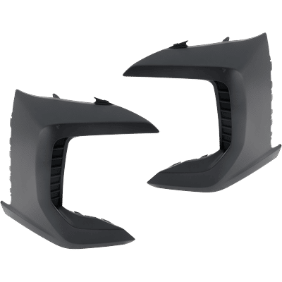 JC Whitney Bumper End Plastic Textured, Front, Driver & Passenger Side, 1-year unlimited-mileage warranty SET-RS01110001