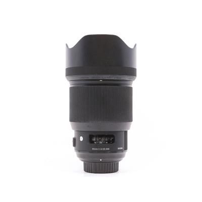 Used Sigma 85mm f/1.4 DG HSM ART - Nikon Fit