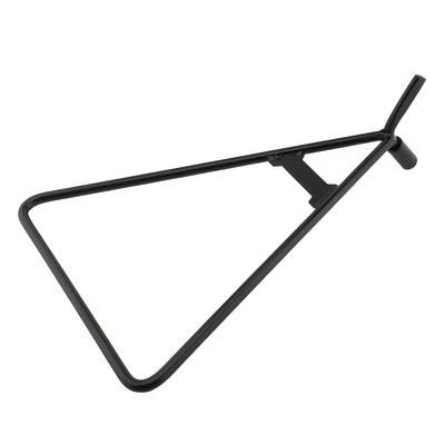TEMU Motorcycle Triangle Side Stand - Steel Alloy Kickstand, Black, Fits Street Touring & Motocross Dirt Bikes, Accessory|stylish |wearresistant Material, Motorcycle Accessories