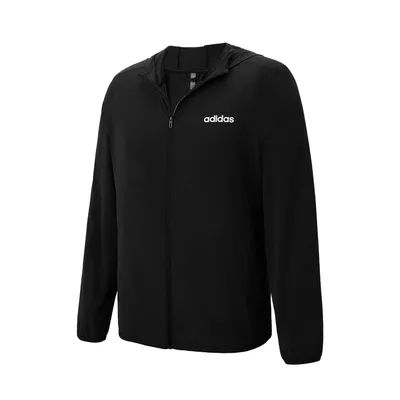 Adidas Unisex Hooded Jacket Cooling Fabric Cool Summer Sun Protection for Outdoor Training Fitness Running