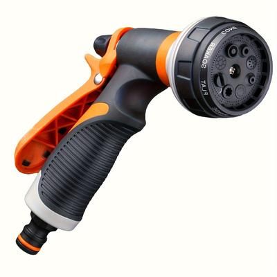 TEMU Multifunctional Connector High Pressure Garden Sprinkler, Durable Plastic Spray , Adjustable Water Spray Mode, Suitable For Home Irrigation And Garden Watering