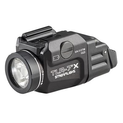 Streamlight TLR-7 X USB Multi-Fuel Low-Profile Rail-Mounted Light w/Interchangeable Rear Paddle Switches Black 69455