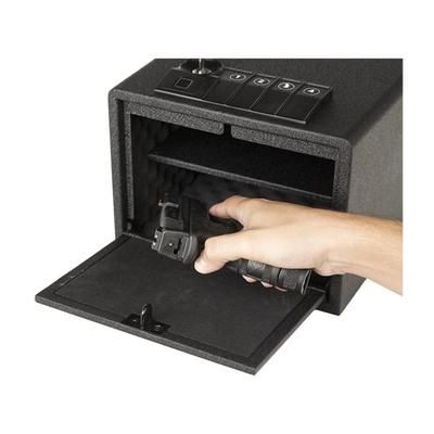 USED Surelock Security QuickTouch Vault 300 Digital + Bio Black Powder Coating 3418949 EDEMO1 Condition Parts Only/Salvage Defective