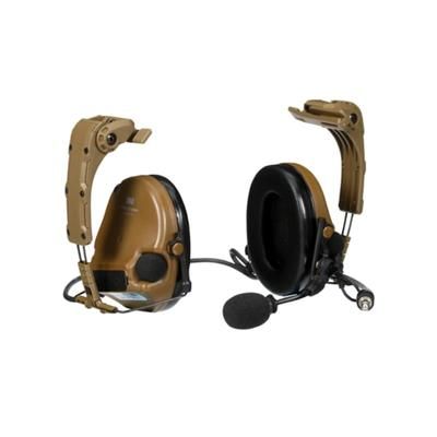 3M VI NIB Headset w/IHPS Attachment Single Lead Coyote Brown MT20H682HPS-47N CY