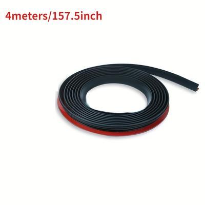 TEMU 2/4m Car Window Seal Strip Auto Rubber Side Window Filler V Shape Sealing Strips Noise Insulation For Car Window Lift