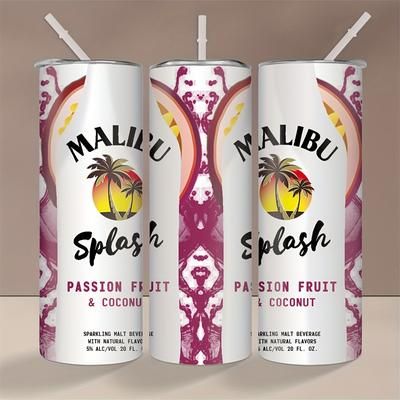 TEMU 20oz Malibu Stainless Steel Insulated With Straw - Bpa-free, Coffee & Cold Drinks, Ideal Gift For