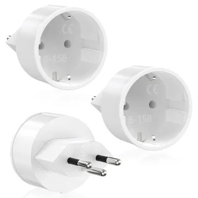 3 EU to Switzerland Plug Travel adapter 3 pin plug 10A 250V Power plug Germany France to Switzerland Electrical plug socket