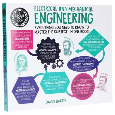 TEMU A Degree In A Book: Electrical And Mechanical Engineering By Dr David Baker - Non Fiction - Paperback