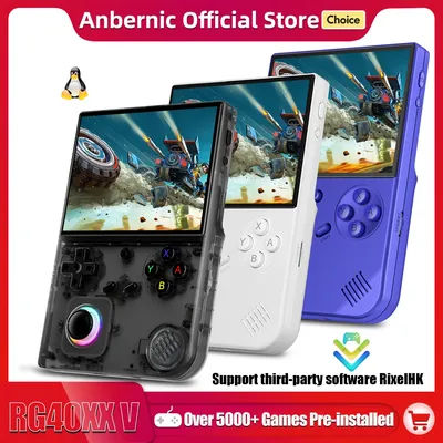 ANBERNIC RG 40XXV 64 Bit Linux 4.0'' IPS 640*480 Screen Portable Game Player TV-HD-Out 3200mAh Battery RGB joystick With APP