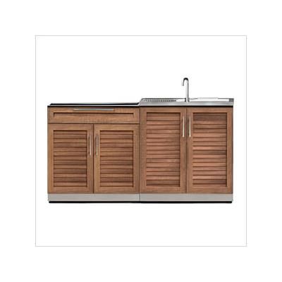 NewAge Outdoor Kitchens Grove 2-Piece Outdoor Kitchen Set (No Countertop)