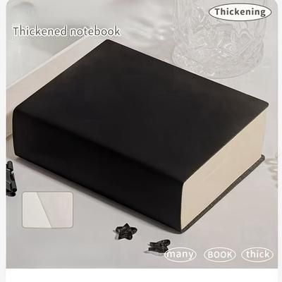 TEMU 80g Ultra Thick 360 Pages 720 Pages Soft Cover Blank Notebook, College Ruled, B6 Size, Sketchbook, Drawing Pad