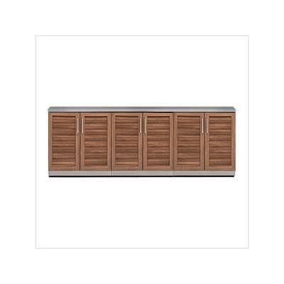 NewAge Outdoor Kitchens Grove 4-Piece Outdoor Kitchen Set with Countertops