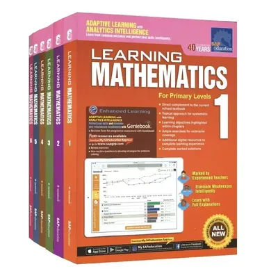 Learn Math Books 1-3/4-6 Sap Learning Mathematics Book Grade Children Singapore Primary School Mathematics Textbook 3 Books