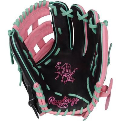 Rawlings Heart of the Hide ColorSync 9.0 Series 12.25" Baseball Glove - Right Hand Throw Black/Pink