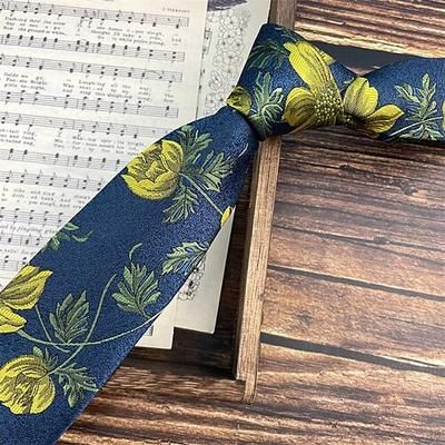 Per uomo Cravatte Sexy Fiori / Piante Ricevimento di matrimonio Abbigliamento quotidiano
