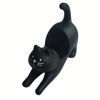 TEMU 1pc Cute Cat Smartphone Holder Stand, Kawaii Lazy Lying Cat Phone Stand For Desk Ornament Home Office Decoration