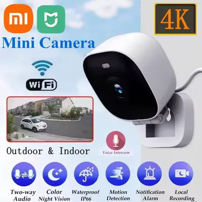 Xiaomi MIJIA Camera 4K Full-color Night Vision WiFi Security Monitor With 2-way Audio IP65 Waterproof Motion Detect Surveillance