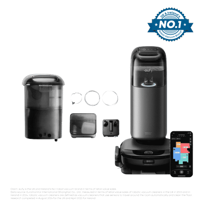 eufy Robot Vacuum Omni S1 Pro + Accessory-Auto Water Refill and Drainage System