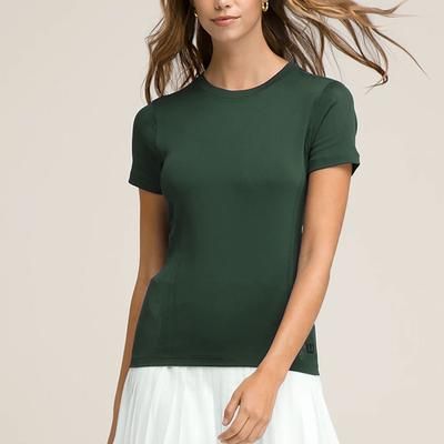 Wilson Pro Seamless Short Sleeve Tee Women's Tennis Apparel Field Green