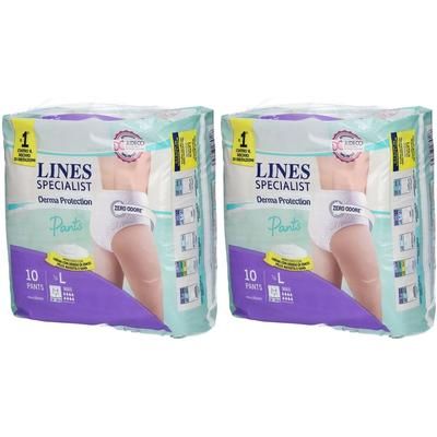 LINES Specialist Derma Protection Pants L Maxi Set da 2 2x10 pz Pannol