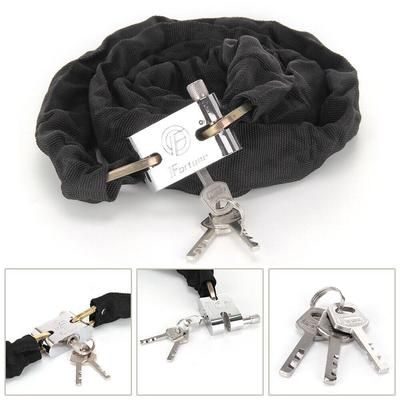 TEMU Metal Motorbike Motorcycle Bicycle Heavy Duty Chain Lock Padlock Bike Cycle
