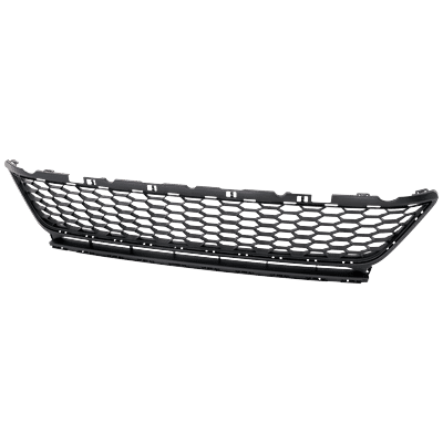 JC Whitney Bumper Grille Plastic Black, Front, Lower, 1-year unlimited-mileage warranty RV01530007