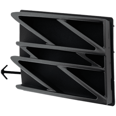JC Whitney Tow Eye Cover Primed, Front, 1-year unlimited-mileage warranty RL01440020