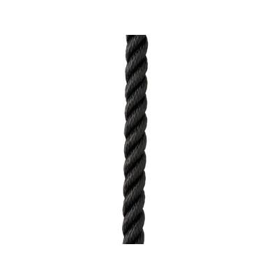 New England Ropes 1/2" X 35' Premium Nylon 3 Strand Dock Line - Black C6054-16-00035