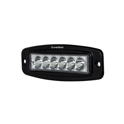 HEISE LED Lighting Systems 6 LED Single Row Driving Light - Flush Mount HE-FMDL1
