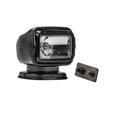 GoLight Radioray GT Series Halogen Permanent Mount Searchlight w/ Hardwired Dash Mount Remote Black 2021GT