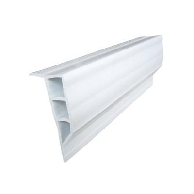 Dock Edge Standard PVC Full Face Profile - 16' Roll - White 1160-F