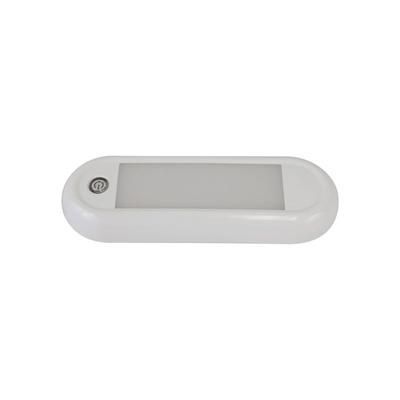 Scandvik Oval Dome 680 Lumens LED Light w/Switch/ Dimming 12/24V 7in 41322P