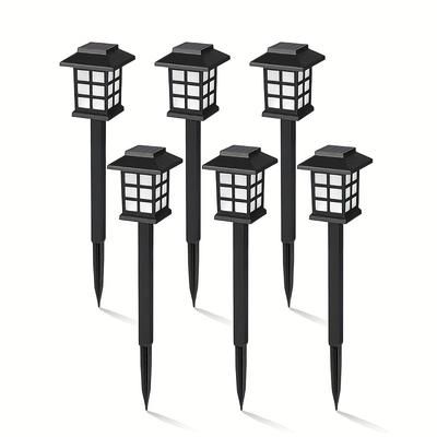 TEMU Solar Pathway Lights Outdoor - Solar Powered Lights, Auto-, Ip44, Solar Powered Landscape Path Lights For Path, Fence, Deck, Yard, Steps, And Stair Railing, Ramadan, Easter, Decorations