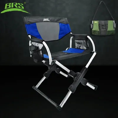 BRS - D3A outdoor aluminum alloy fishing chair folding beach chair stool