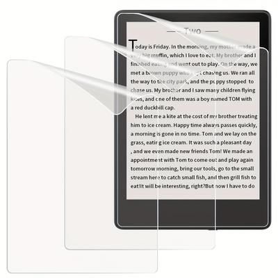 "TEMU 3pcs Matte Screen Protector For Paperwhite - Eye Protection, Scratch Resistant Film, Compatible With 11th Gen (2021), 12th Gen (2024), Colorsoft , Tpm Material, 6.8" & 7" Sizes, Reading"