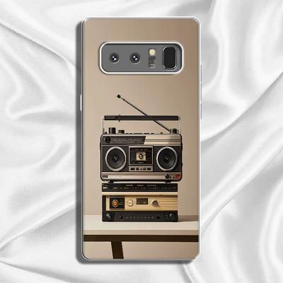 TEMU Classic Radio Pattern Phone Case Compatible With Galaxy Note 20 Ultra, Note 20 5g, Note 10+, Note 10 Lite, Note 10, Note 9, Note 8 - Stylish Protective Cover