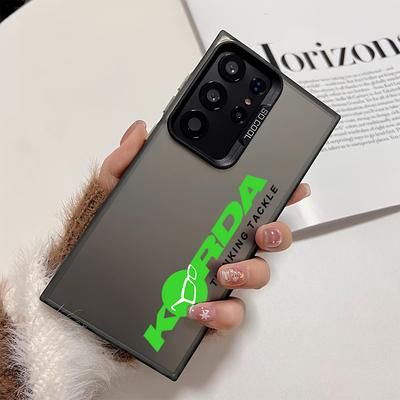 TEMU Korda Phone Case For Galaxy S25 S24 S23 S22 S21 S20 Fe 4g 5g Anti-fall Frosted Back Cover