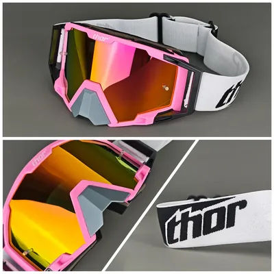 Occhiali tattici Moto Cross Skateboarding Sci Dirt Bike Occhiali Antivento Antipolvere Anti-Fog Protezione UV Occhi Occhiali da moto