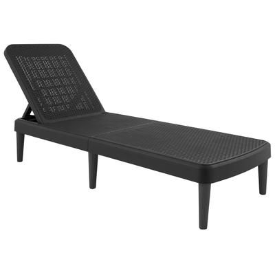 Tahiti Chaise Lounge by Lagoon in Black
