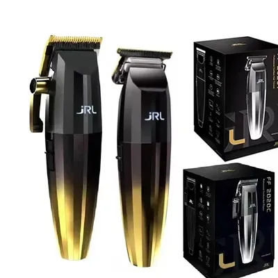 JRL Clipper 2020C / 2020T Hair Clippers for men,Cool Blade Technology for Men's Grooming - Rechargeable Clippers LCD Display