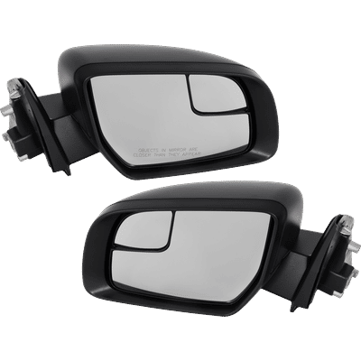 JC Whitney Mirror Textured Black, Driver & Passenger Side, 1-year limited warranty SET-JFD413ER