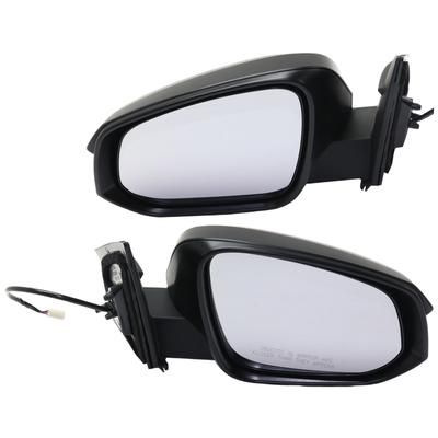 JC Whitney Mirror Textured Black, Driver & Passenger Side, 1-year limited warranty SET-JTY141ER