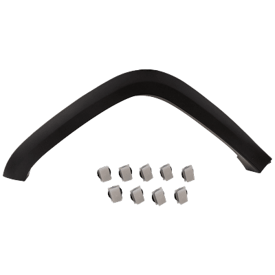 JC Whitney Fender Flares Plastic Textured Black, Front, Driver Side, Rear Section, 1-year unlimited-mileage warranty GJ22130028
