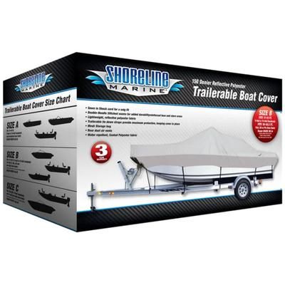 Shoreline Marine Boat Cover Boat Cover 17-19ft V-Hull SLBCB