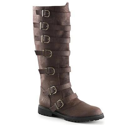 Medievale Rinascimento Scarpe Stivali jazz piatti Pirata Guerriero Cavaliere Vichingo Crociato Costume Per uomo Unisex Costumi da pirata Stile Steampunk Halloween Carnevale Performance Festa / Sera