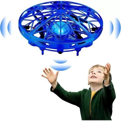 TEMU Mini Drone Flying Spinner Toy – Hand-controlled Mini Drone With Rgb Lights, 360°